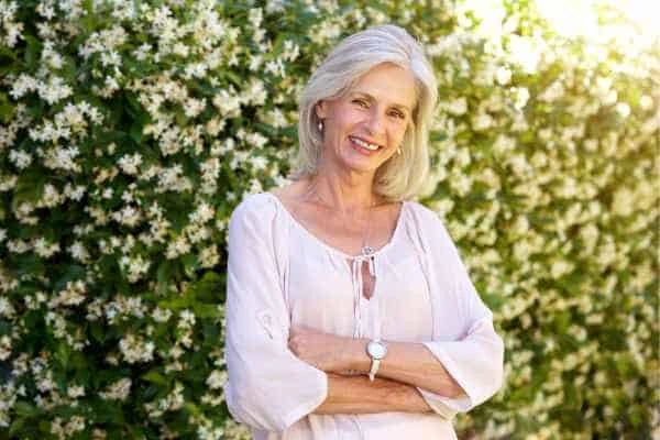 Older woman happy with urinary incontinence treatment Deanshanger